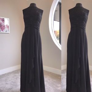 Formal floor length evening dress